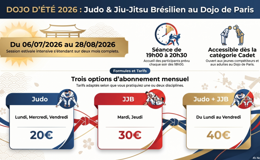 Le dojo d’été 2026 revient !